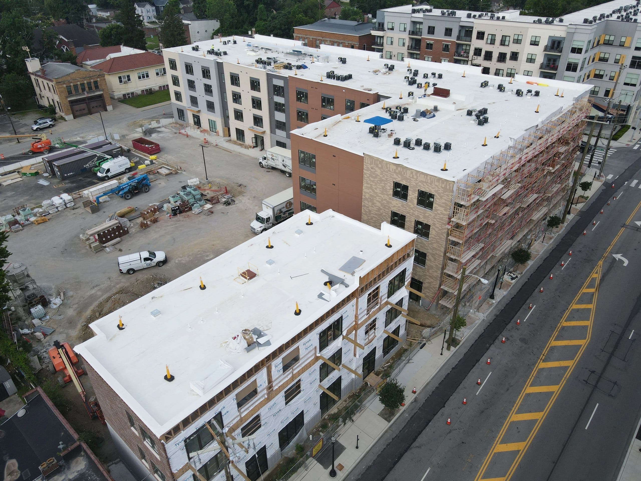 Commercial roofing project by AJL Group