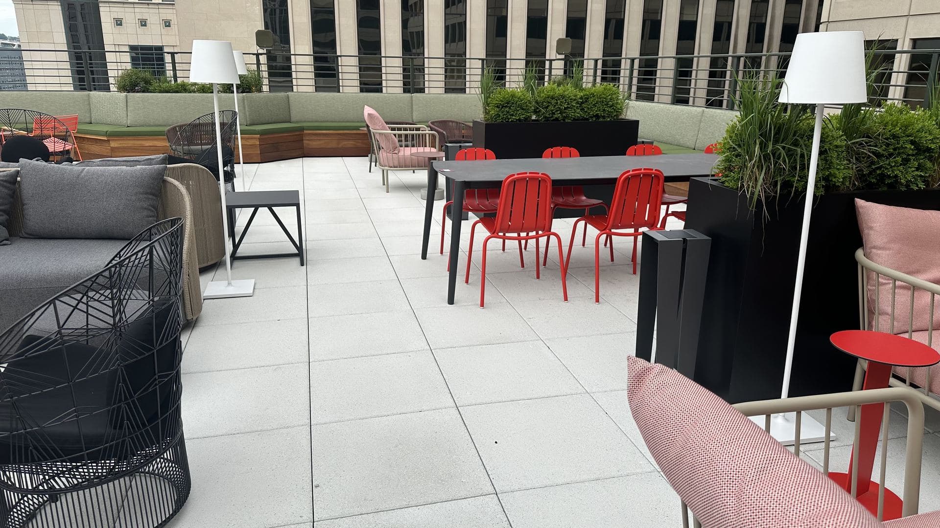 Rooftop Dining Area