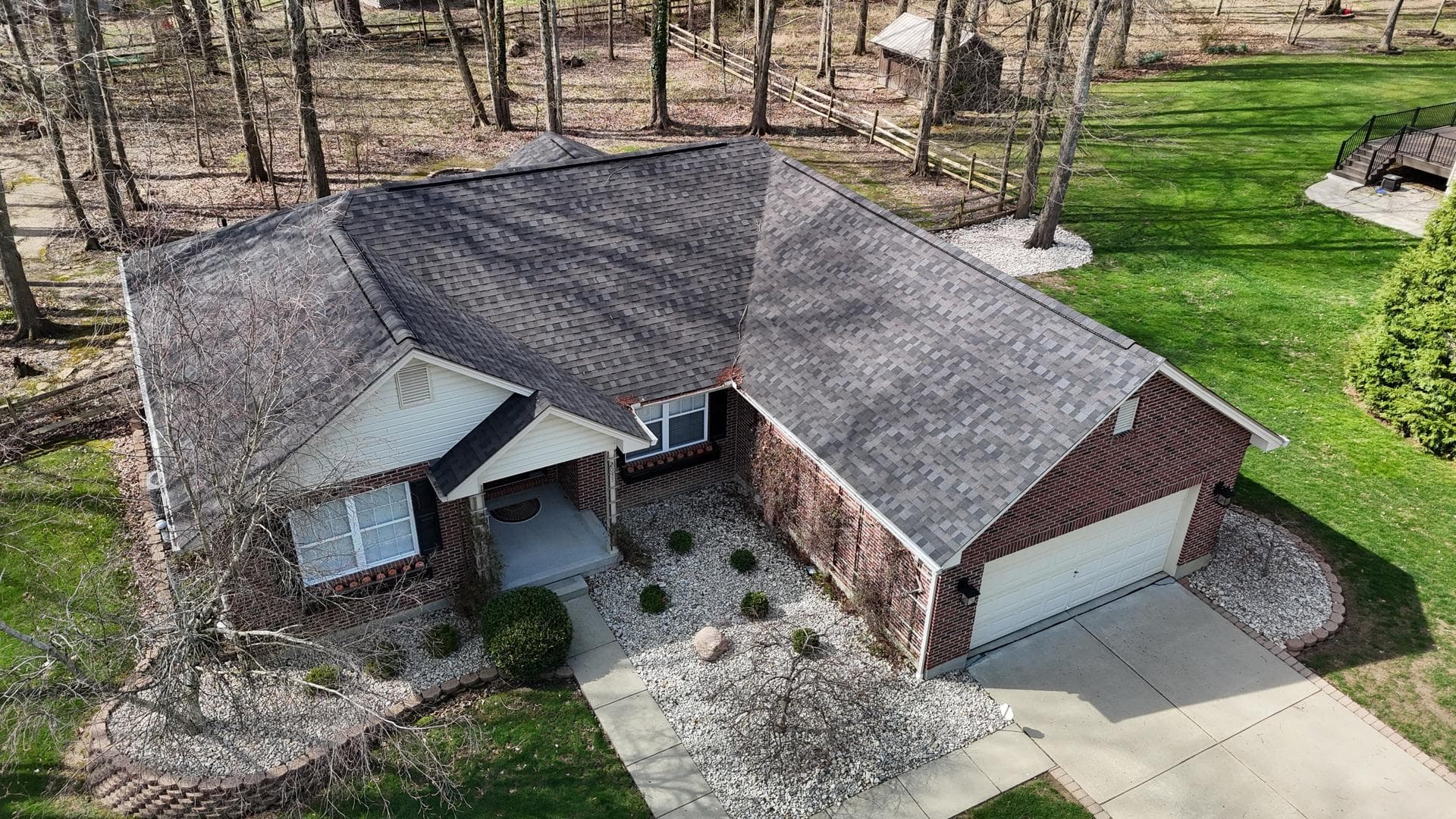Cincinnati residential gutter project